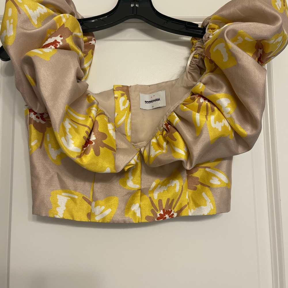Boskempser Studio The Magnolia Top in bloom print - Picture 7 of 8